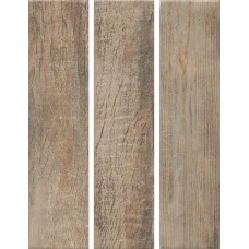 Керамический гранит 9,9x40,2 Браш Вуд коричневый  